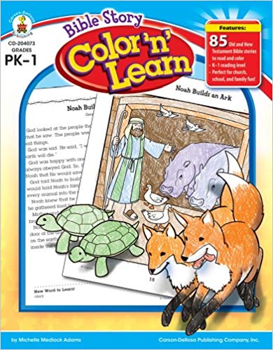 Bible Story Color ‘n’ Learn